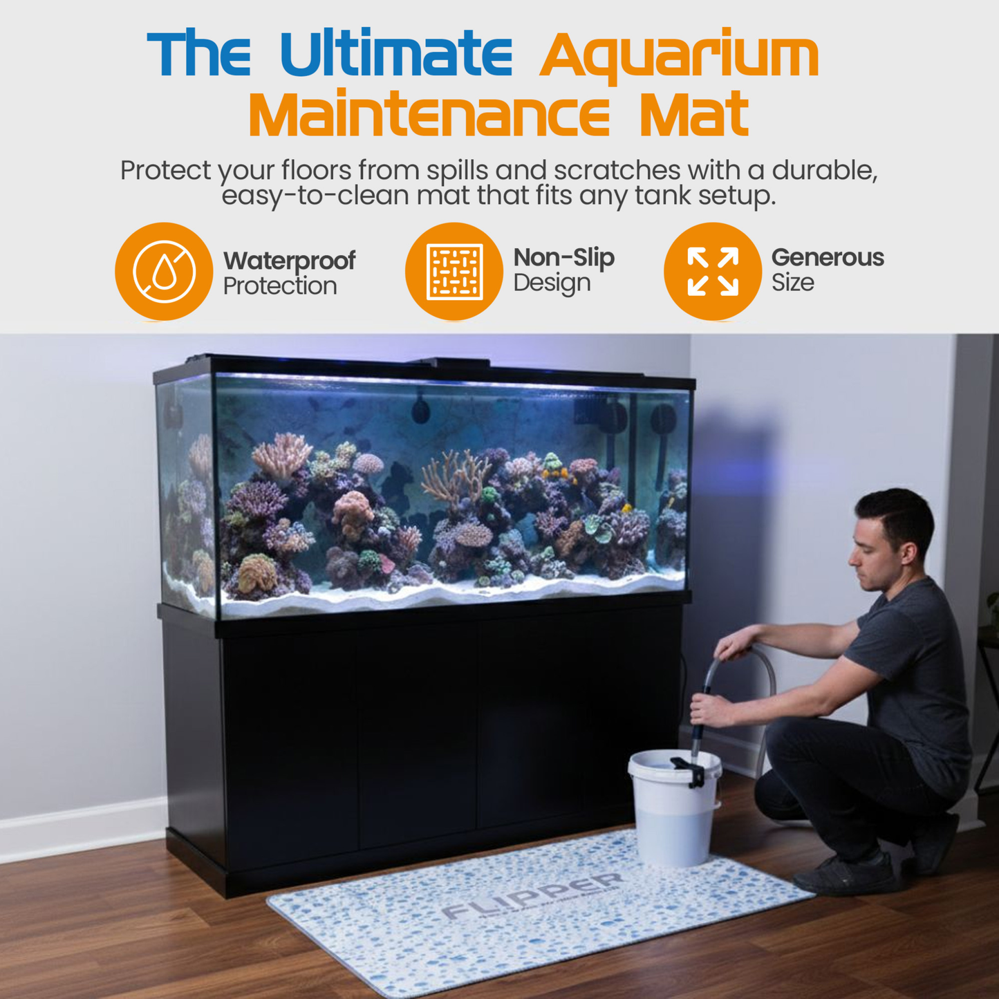 Flipper Aquarium Splash Mat