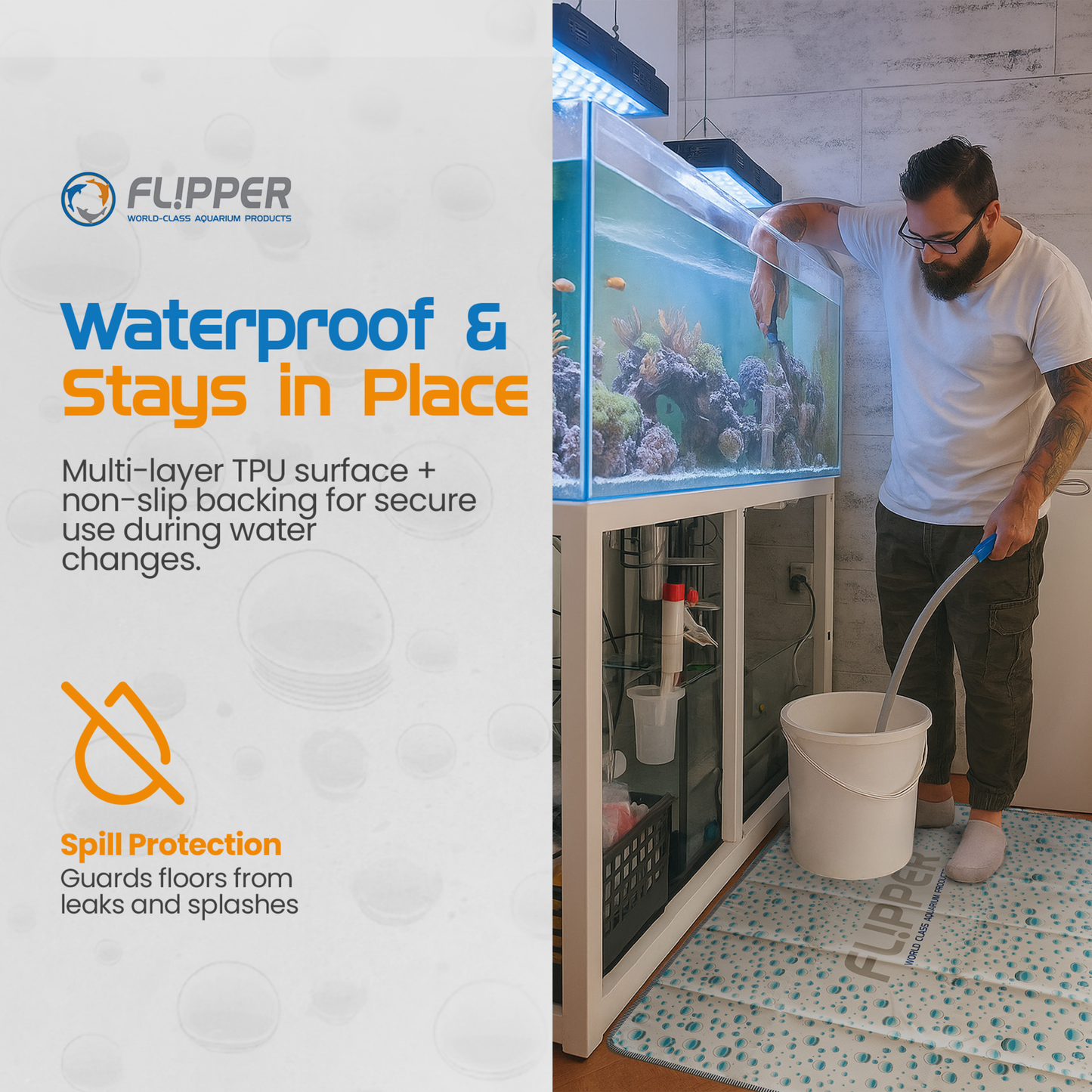 Flipper Aquarium Splash Mat