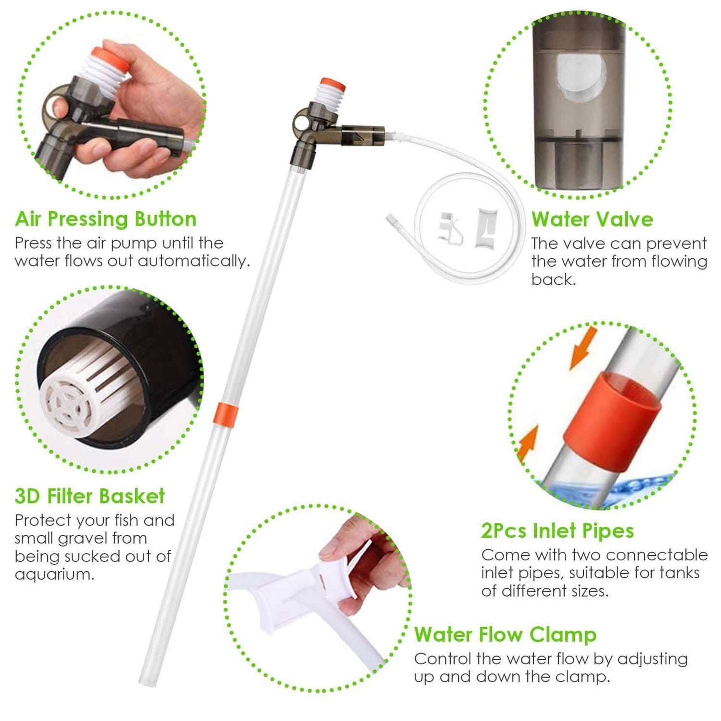 Fish Tank Gravel Cleaner Kit