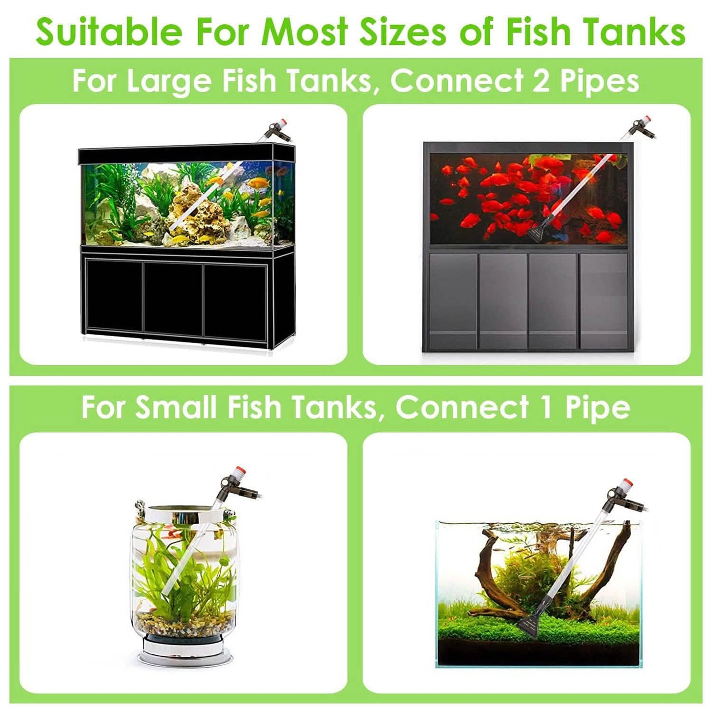 Fish Tank Gravel Cleaner Kit